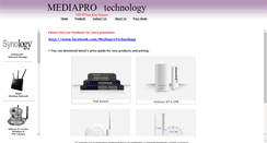 Desktop Screenshot of mediapro.com.sg