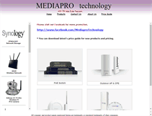 Tablet Screenshot of mediapro.com.sg